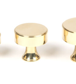 From The Anvil Polished Brass Scully Cabinet Knob - 32mm - Image 6