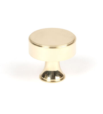 From The Anvil Polished Brass Scully Cabinet Knob – 32mm