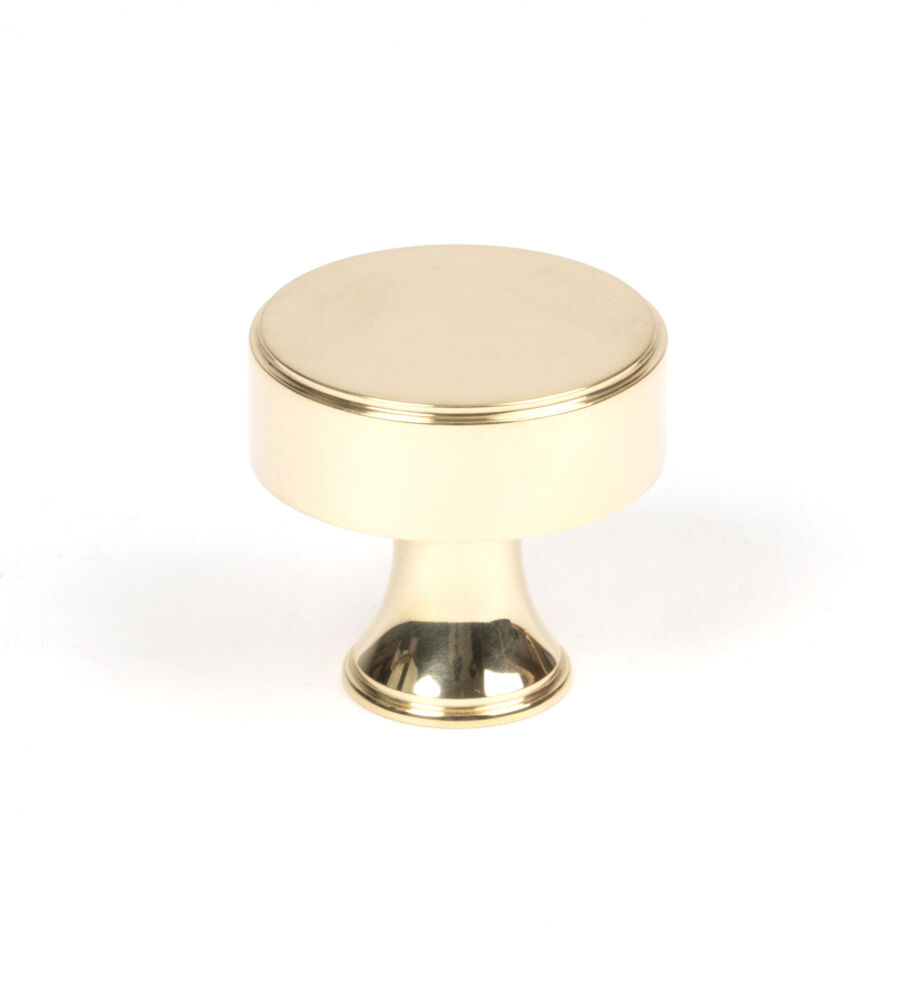From The Anvil Polished Brass Scully Cabinet Knob - 32mm