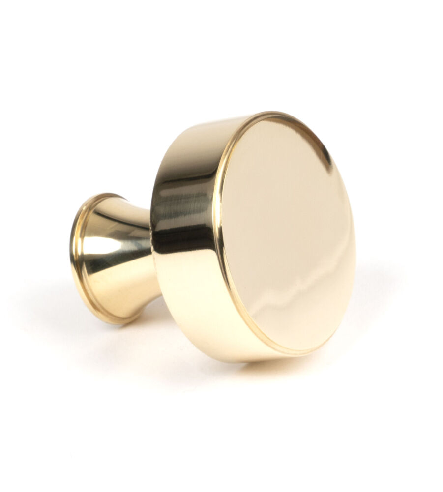From The Anvil Polished Brass Scully Cabinet Knob - 38mm - Image 3