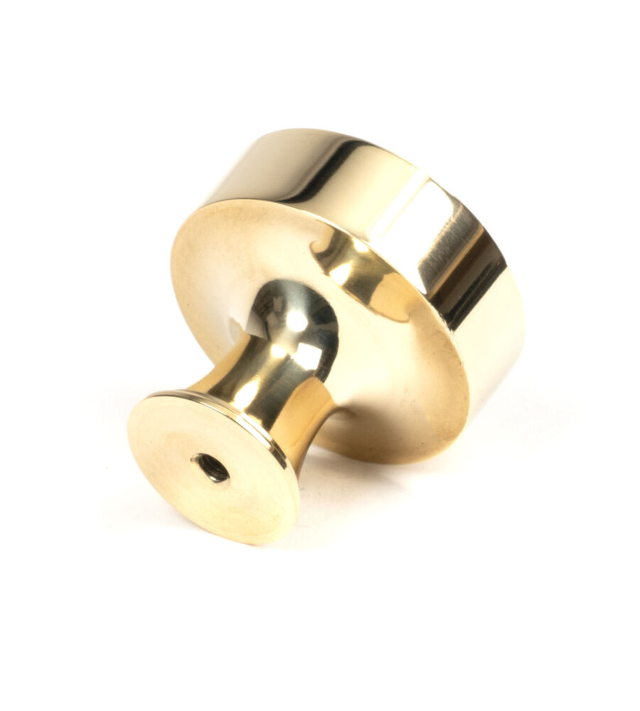 From The Anvil Polished Brass Scully Cabinet Knob - 38mm - Image 4