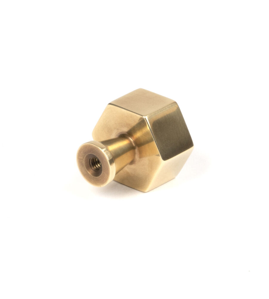From The Anvil Polished Brass Kahlo Cabinet Knob - 25mm - Image 4