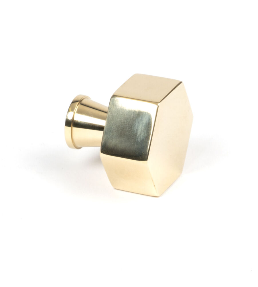 From The Anvil Polished Brass Kahlo Cabinet Knob - 32mm - Image 3