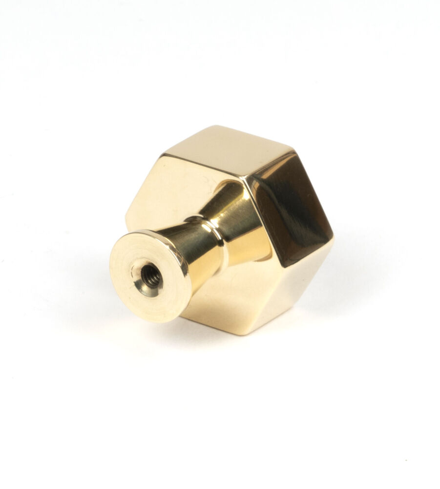 From The Anvil Polished Brass Kahlo Cabinet Knob - 32mm - Image 4