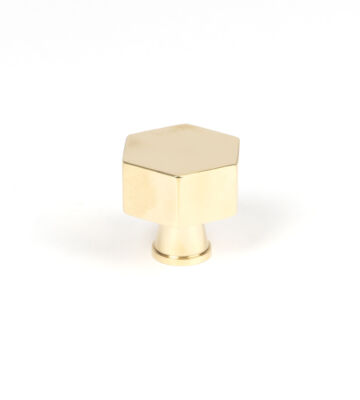 From The Anvil Polished Brass Kahlo Cabinet Knob – 32mm