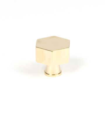 From The Anvil Polished Brass Kahlo Cabinet Knob – 32mm