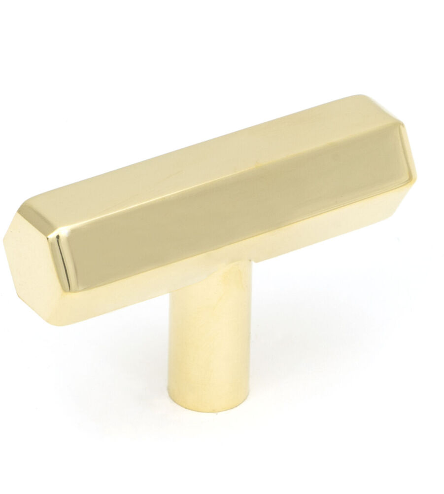 From The Anvil Polished Brass Kahlo T-Bar - Image 4