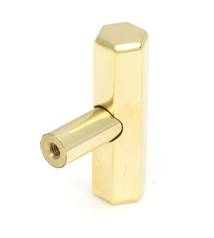 From The Anvil Polished Brass Kahlo T-Bar - Image 5