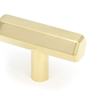 From The Anvil Polished Brass Kahlo T-Bar