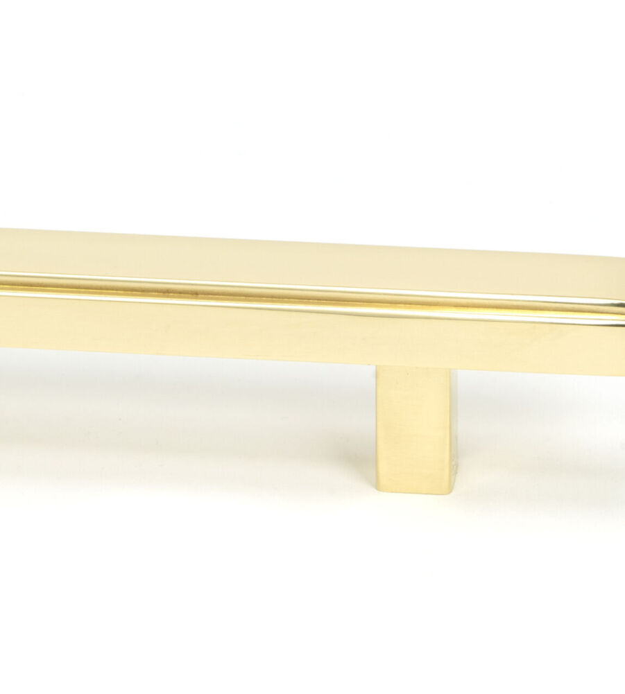 From The Anvil Polished Brass Scully Pull Handle - Large - Image 3