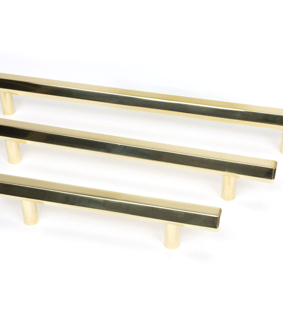 From The Anvil Polished Brass Kahlo Pull Handle - Small - Image 6