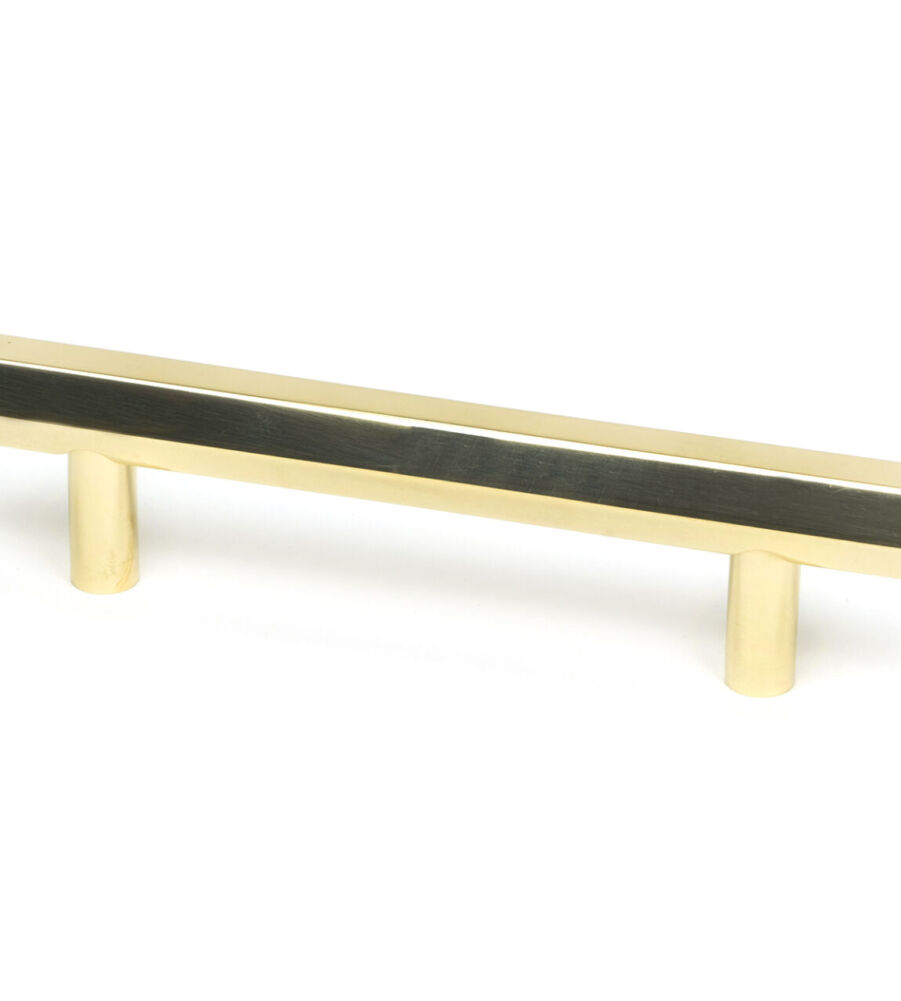 From The Anvil Polished Brass Kahlo Pull Handle - Small