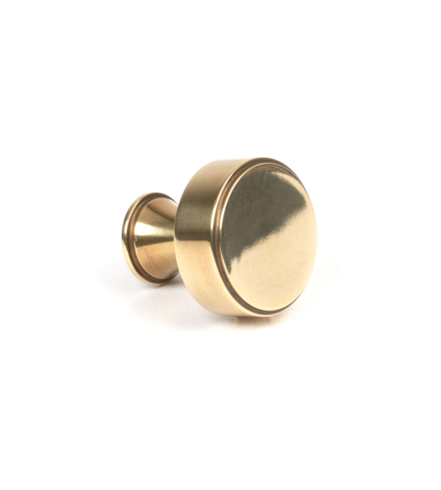 From The Anvil Aged Brass Scully Cabinet Knob - 25mm - Image 3