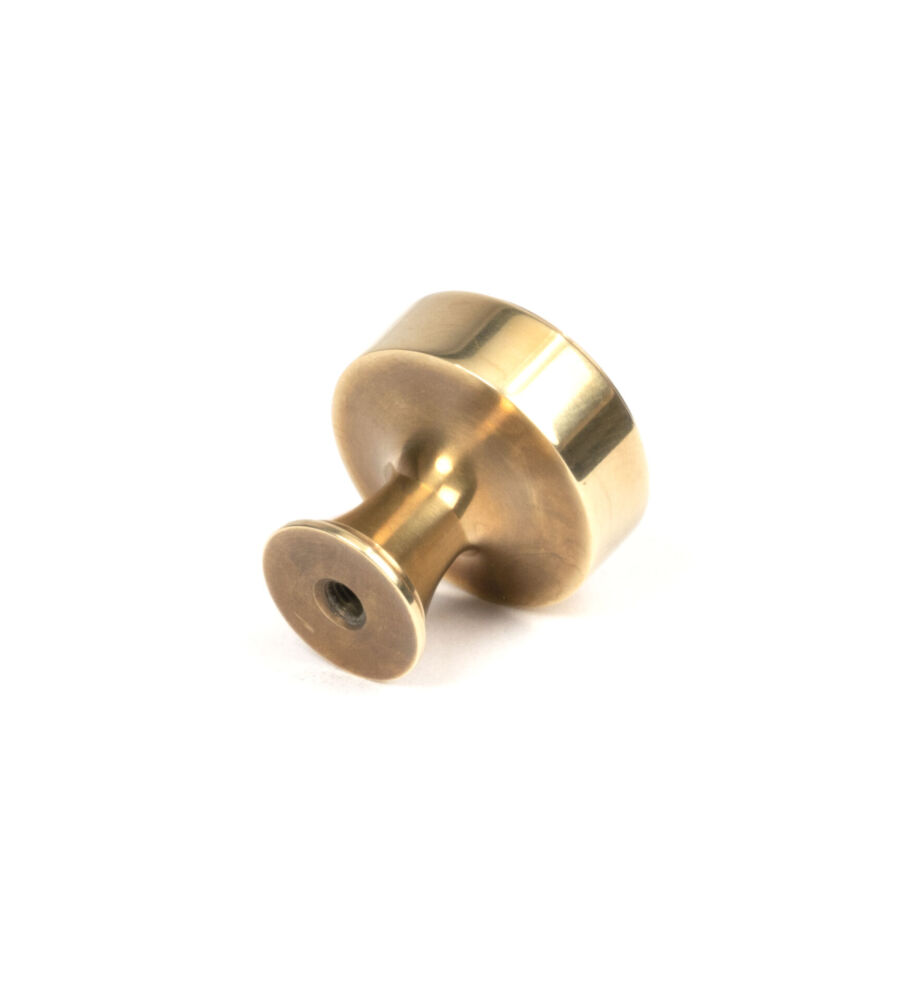 From The Anvil Aged Brass Scully Cabinet Knob - 25mm - Image 4