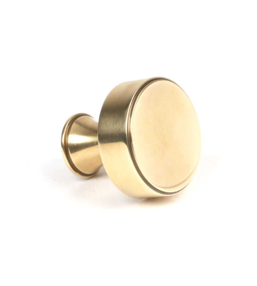 From The Anvil Aged Brass Scully Cabinet Knob - 32mm - Image 3