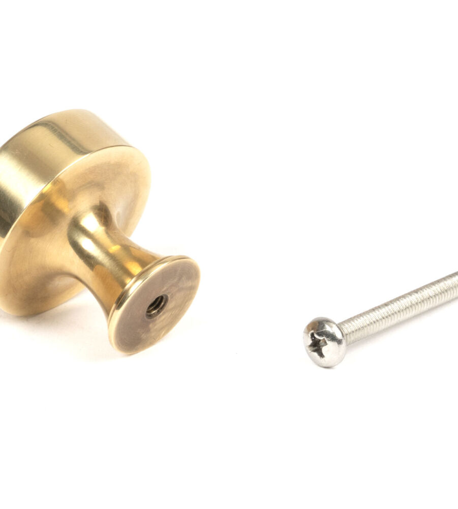 From The Anvil Aged Brass Scully Cabinet Knob - 32mm - Image 5