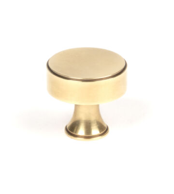 From The Anvil Aged Brass Scully Cabinet Knob – 32mm