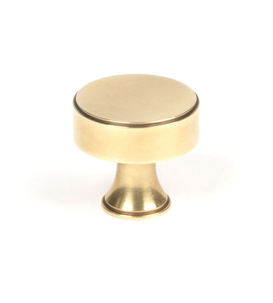 From The Anvil Aged Brass Scully Cabinet Knob - 32mm