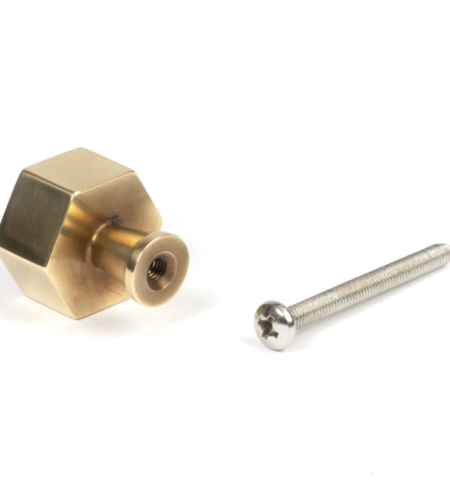 From The Anvil Aged Brass Kahlo Cabinet Knob - 25mm - Image 5