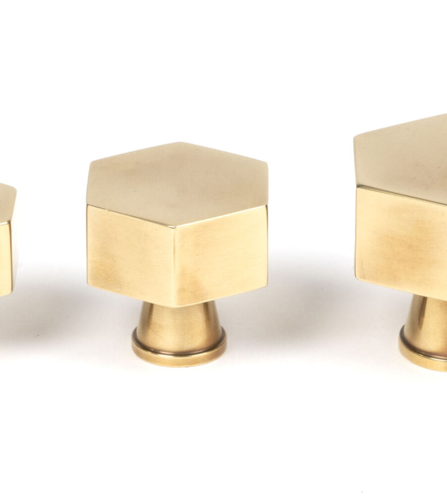 From The Anvil Aged Brass Kahlo Cabinet Knob - 25mm - Image 6
