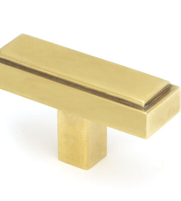 From The Anvil Aged Brass Scully T-Bar