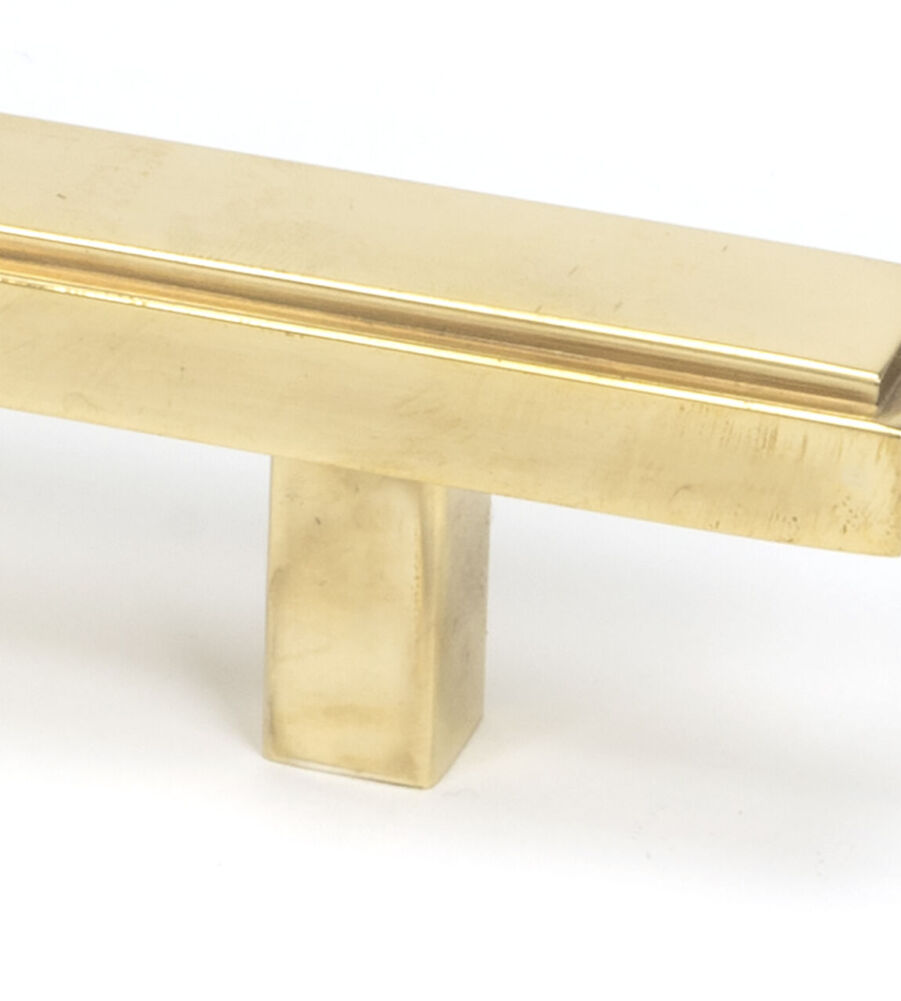 From The Anvil Aged Brass Scully Pull Handle - Small - Image 3