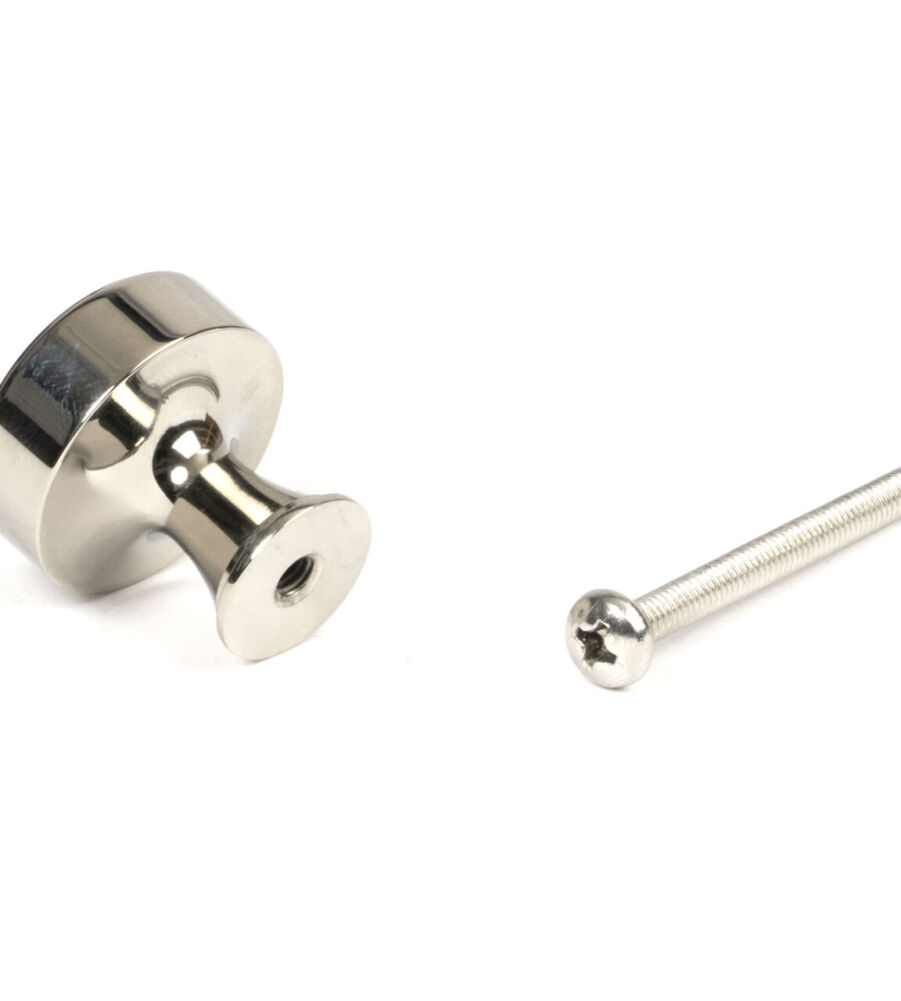 From The Anvil Polished Nickel Scully Cabinet Knob - 25mm - Image 5