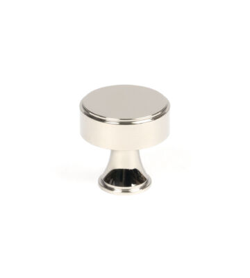 From The Anvil Polished Nickel Scully Cabinet Knob – 25mm