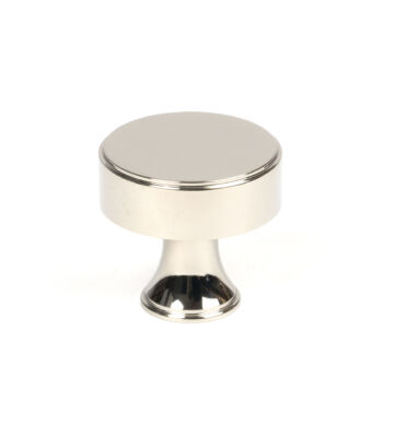 From The Anvil Polished Nickel Scully Cabinet Knob – 32mm