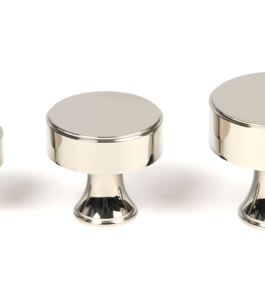 From The Anvil Polished Nickel Scully Cabinet Knob - 38mm - Image 6