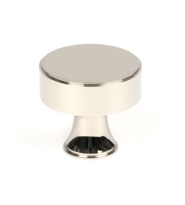 From The Anvil Polished Nickel Scully Cabinet Knob – 38mm