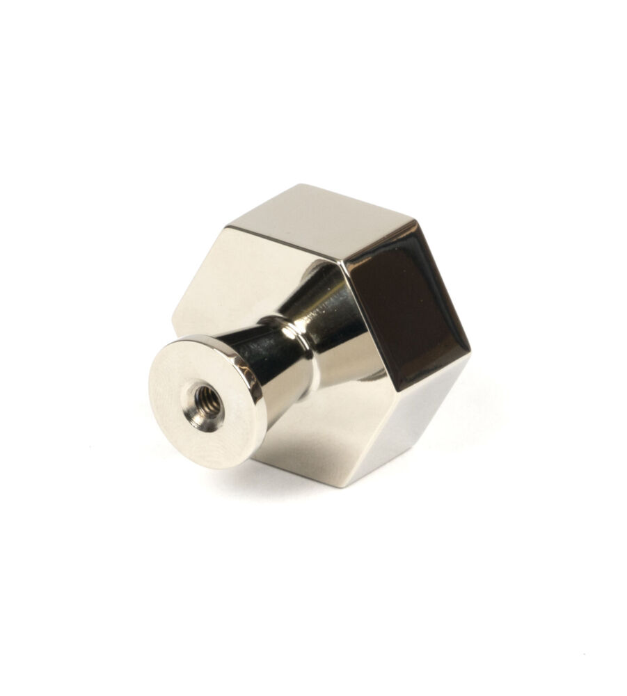From The Anvil Polished Nickel Kahlo Cabinet Knob - 32mm - Image 4