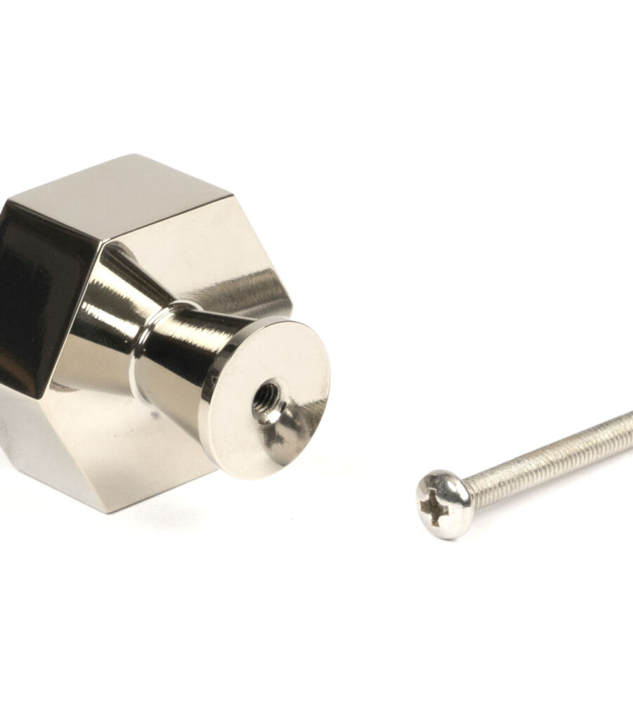 From The Anvil Polished Nickel Kahlo Cabinet Knob - 38mm - Image 5