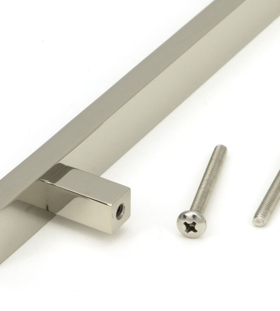 From The Anvil Polished Nickel Scully Pull Handle - Medium - Image 5