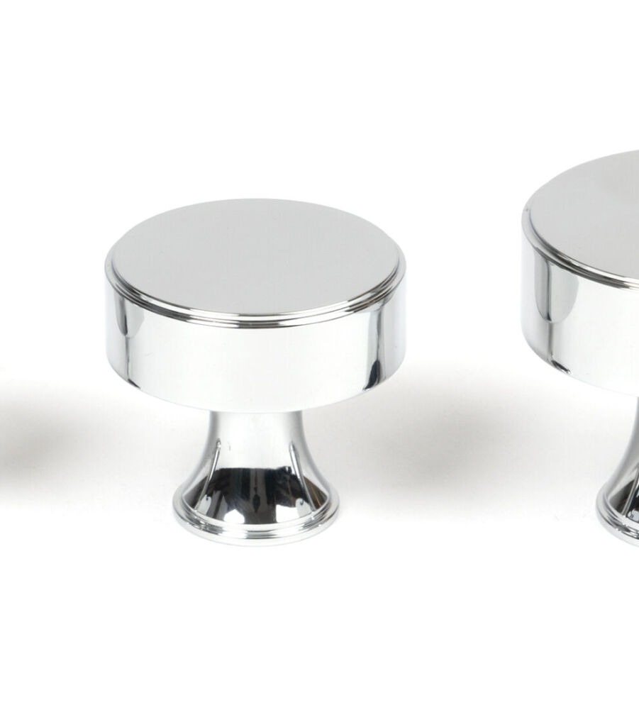 From The Anvil Polished Chrome Scully Cabinet Knob - 32mm - Image 6