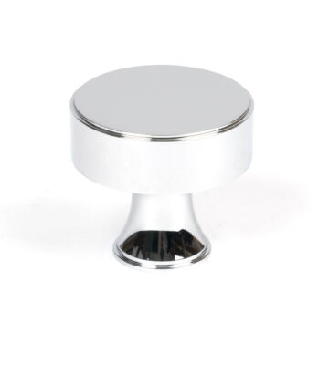 From The Anvil Polished Chrome Scully Cabinet Knob – 38mm