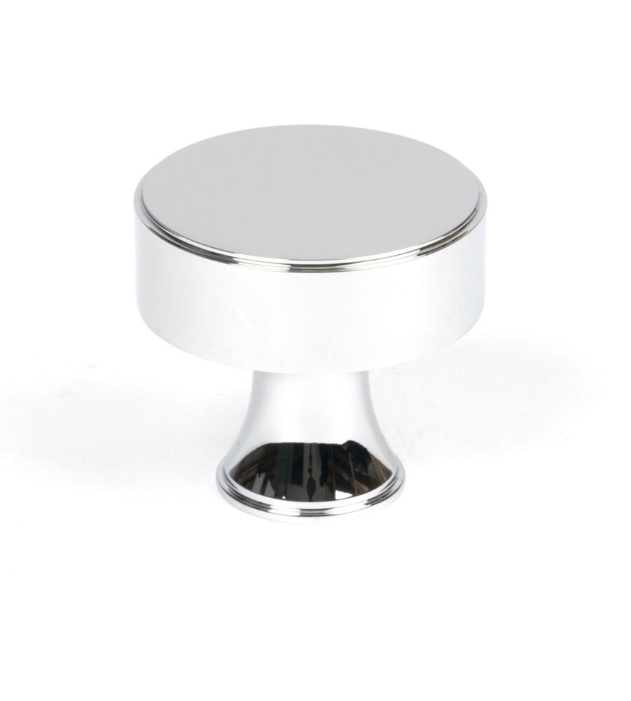 From The Anvil Polished Chrome Scully Cabinet Knob - 38mm