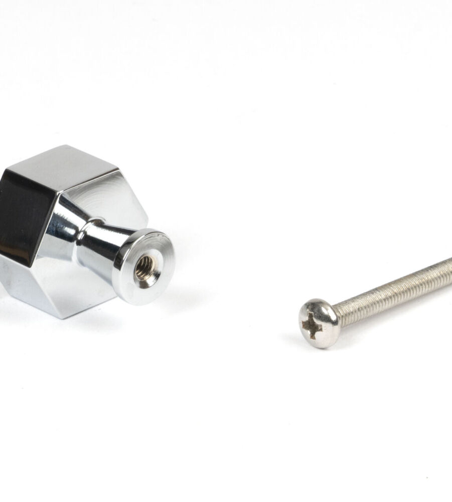 From The Anvil Polished Chrome Kahlo Cabinet Knob - 25mm - Image 5
