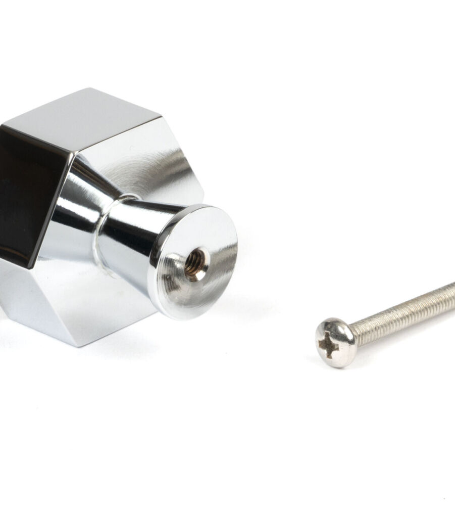From The Anvil Polished Chrome Kahlo Cabinet Knob - 38mm - Image 5