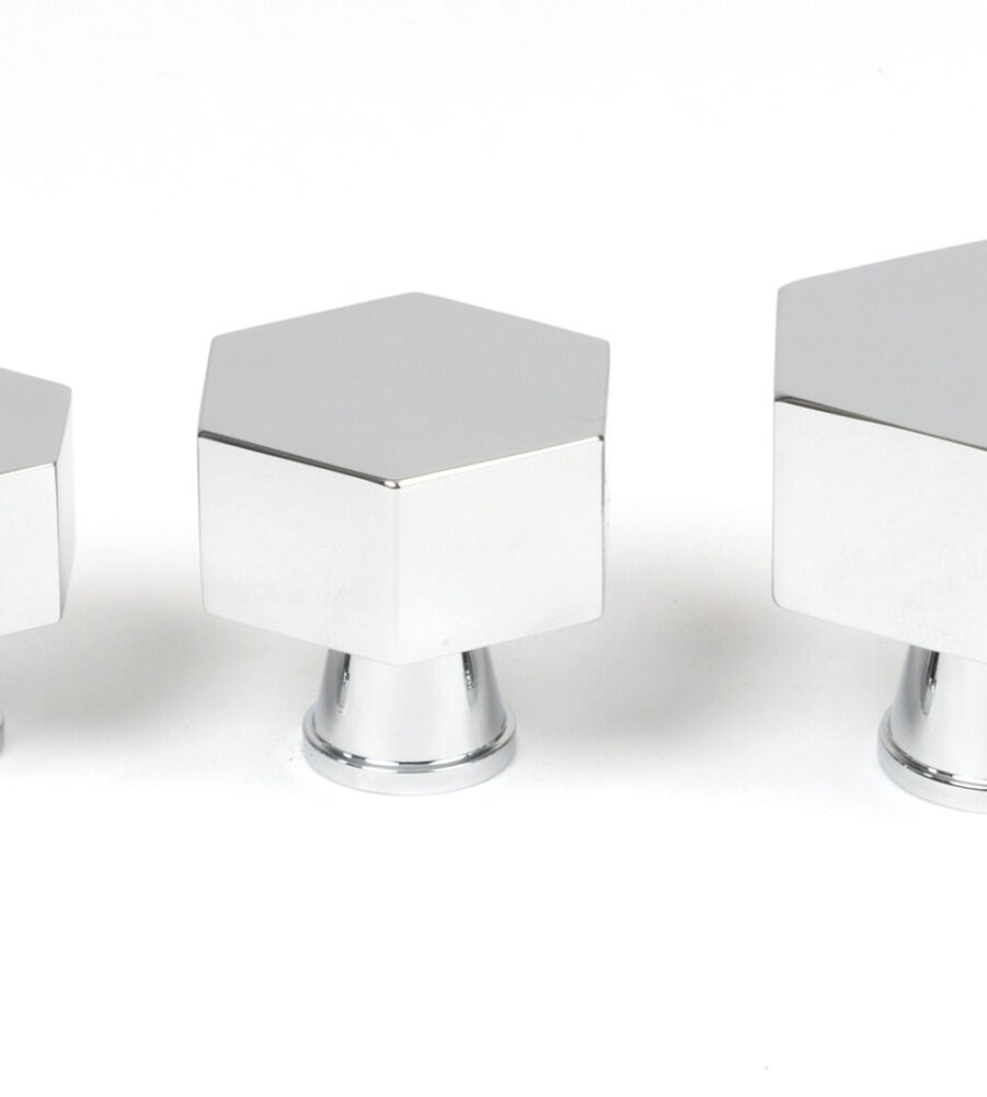 From The Anvil Polished Chrome Kahlo Cabinet Knob - 38mm - Image 6