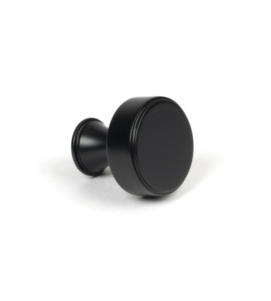 From The Anvil Matt Black Scully Cabinet Knob - 25mm - Image 3