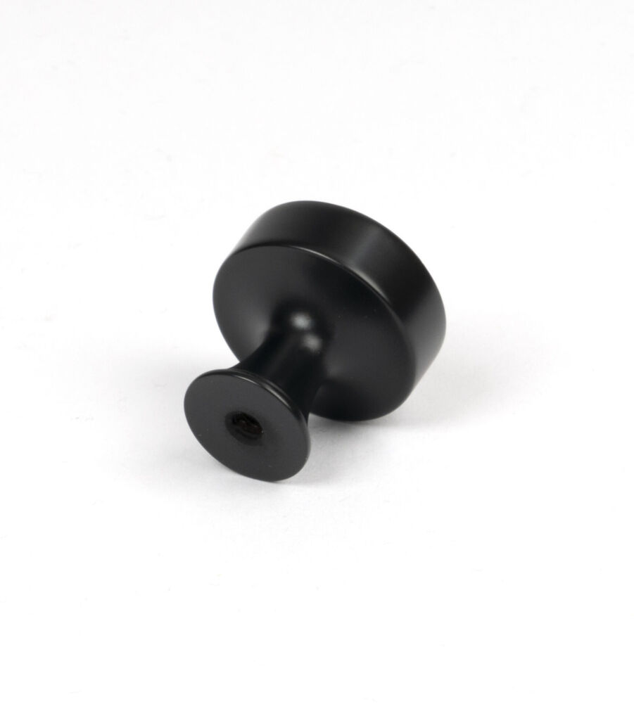 From The Anvil Matt Black Scully Cabinet Knob - 25mm - Image 4