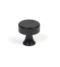 From The Anvil Matt Black Scully Cabinet Knob - 25mm