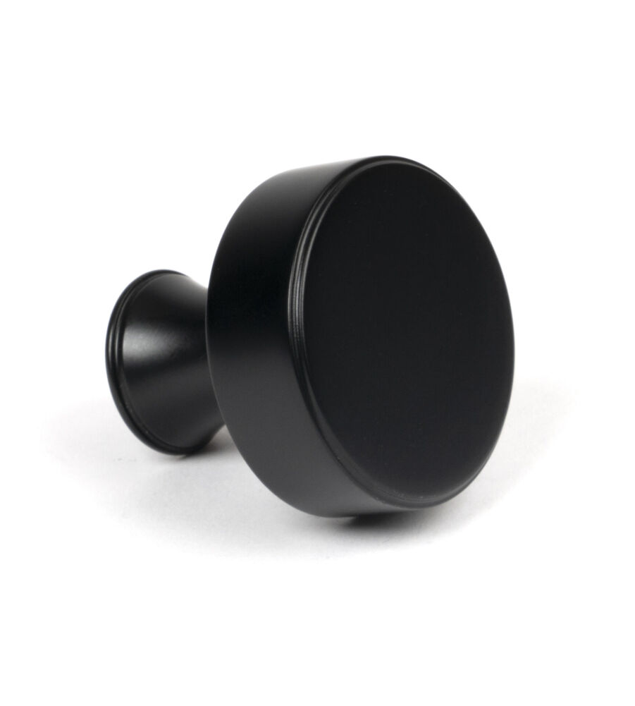 From The Anvil Matt Black Scully Cabinet Knob - 38mm - Image 3