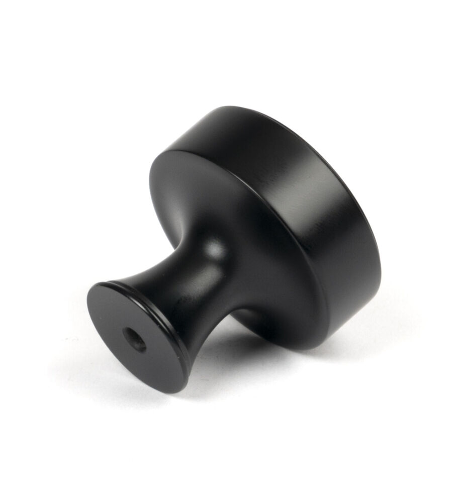 From The Anvil Matt Black Scully Cabinet Knob - 38mm - Image 4