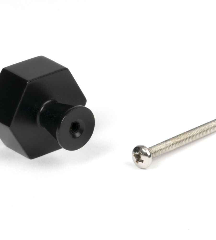 From The Anvil Matt Black Kahlo Cabinet Knob - 32mm - Image 5