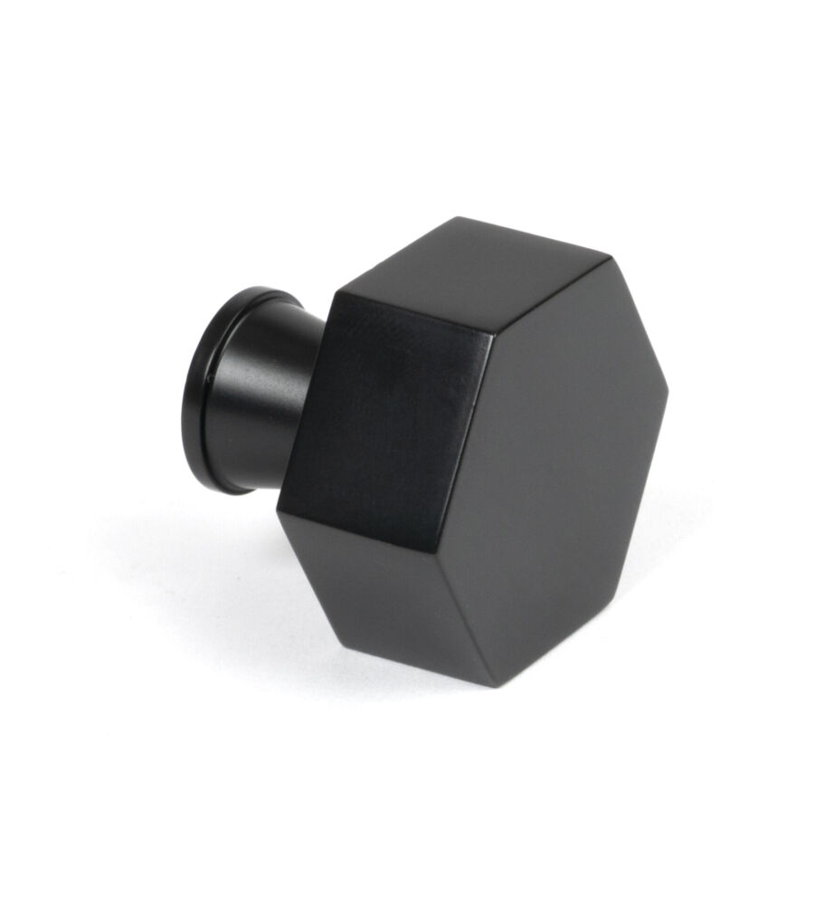 From The Anvil Matt Black Kahlo Cabinet Knob - 38mm - Image 3