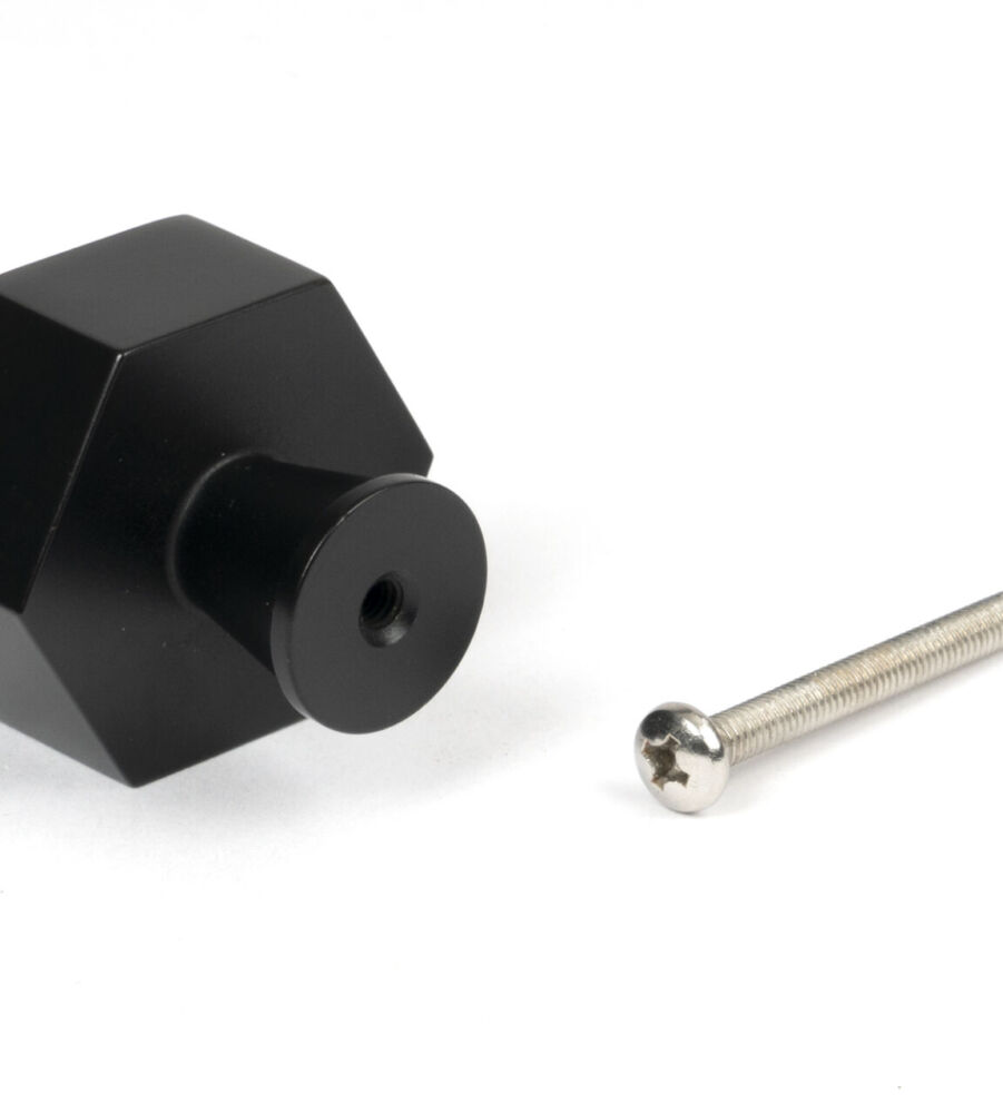 From The Anvil Matt Black Kahlo Cabinet Knob - 38mm - Image 5