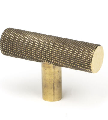 From The Anvil Aged Brass Brompton T-Bar