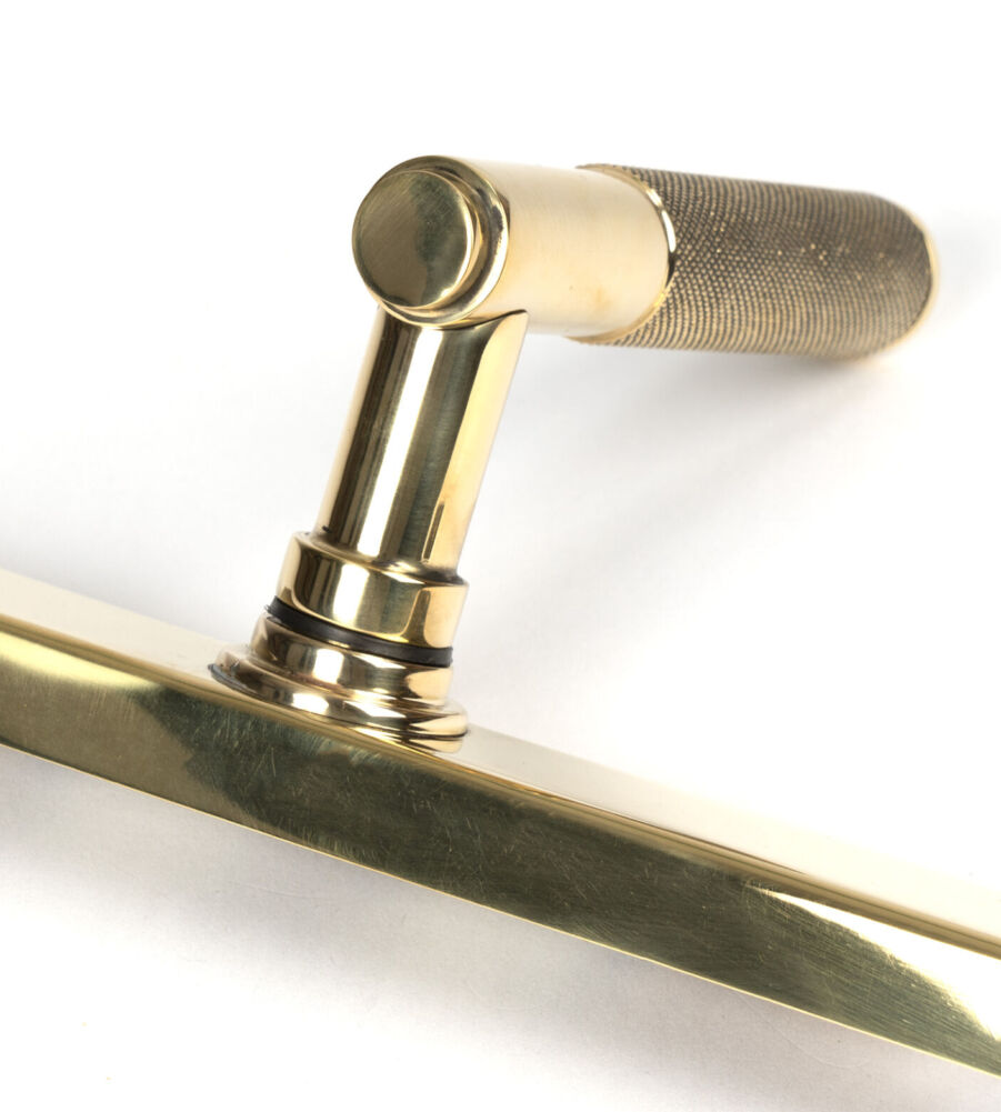 From The Anvil Polished Brass Brompton Slimline Lever Espag. Lock Set - Image 6